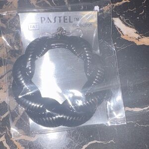 Pastels Collection Black Earrings